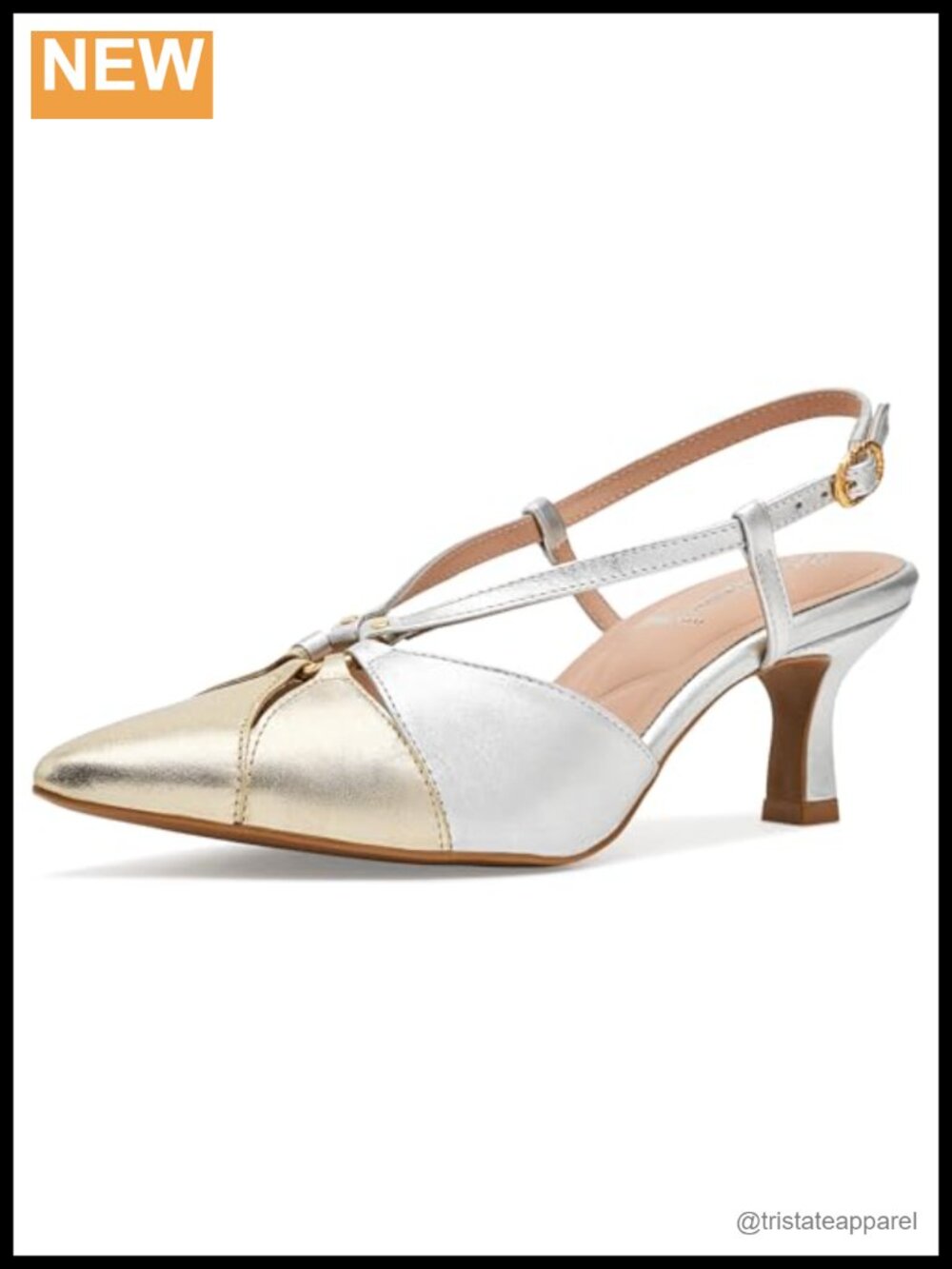 Johnston & Murphy Lindsey Ring Slingback Sheepskin Pump